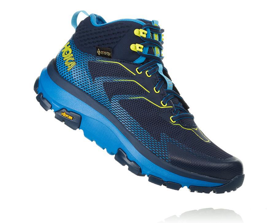 Hoka One One Mens Hiking Boots - Toa GORE-TEX - Navy - NBFK60951